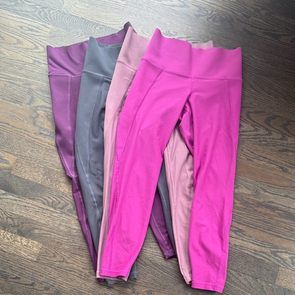 LOT Old Navy Elevate Compression Leggings Sculpt High-waist 7/8 length S PETITE - Picture 9 of 17